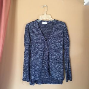 🐬Pink Rose Button Fleckled Cardigan size L